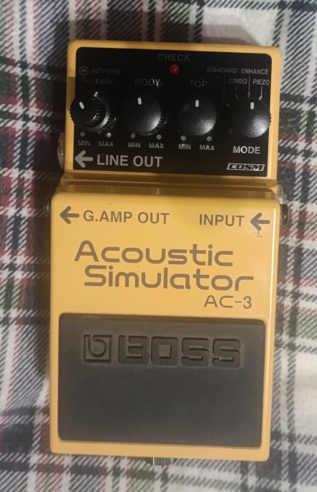 Boss AC3 acoustic simulator