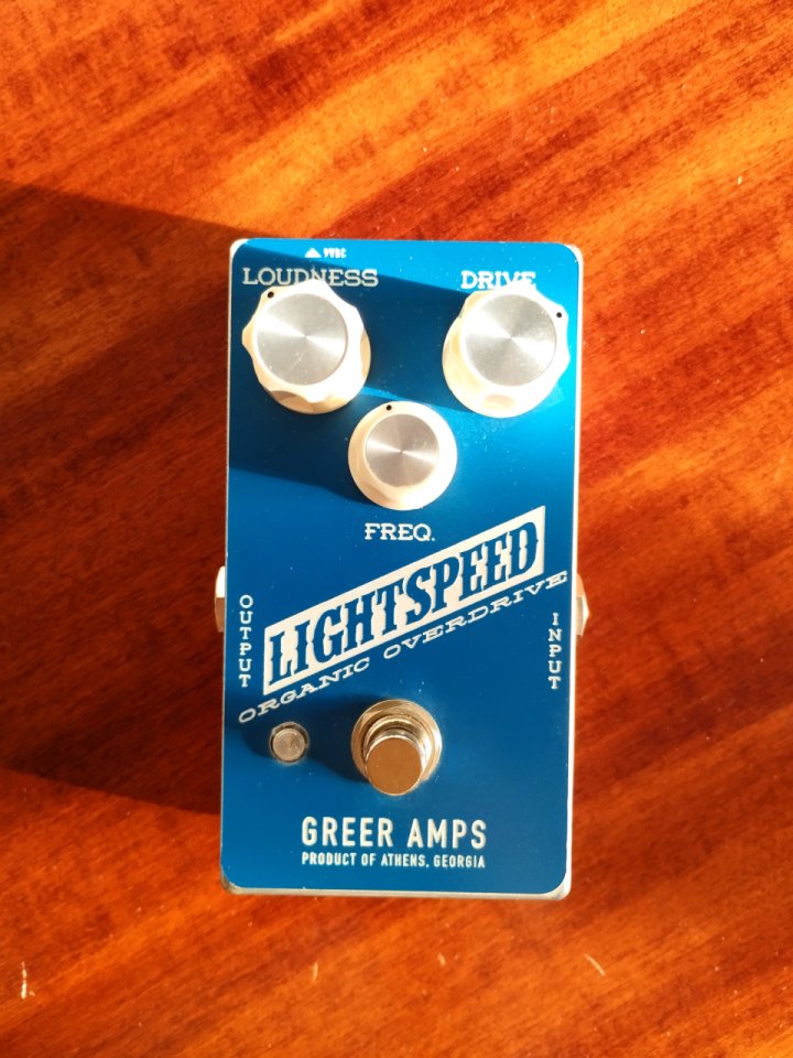 Greer Amps Lightspeed overdrive