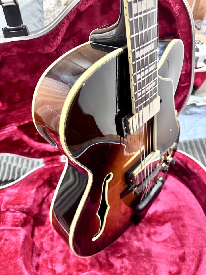 Ibanez afj957 7 string archtop
