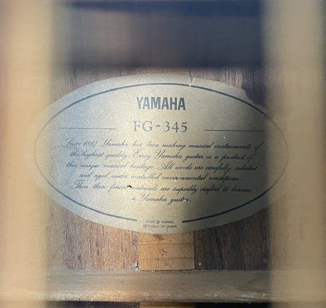 YAMAHA FG 345 "Era dorada 1977-81" de segunda mano · Foto 10 de 10 · Madrid · 500 €