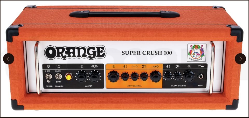 Orange Super Crush 100 head de segunda mano · Alicante