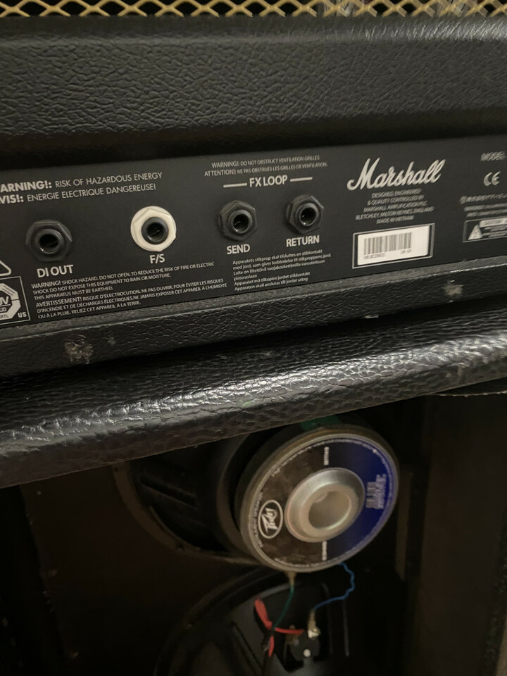 Amplificador Marshall Origin 20 y pantall 2x12