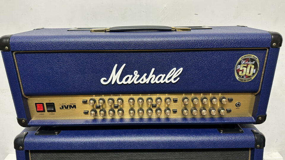 Marshall JVMJS Joe Satriani Limited Blue serie.