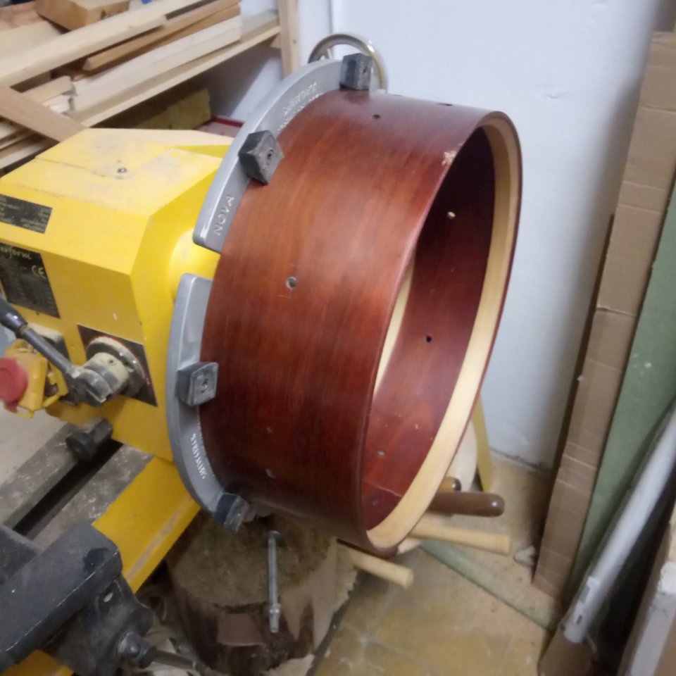 Caixa/Tabal de fusta de Caoba "La Granadella".