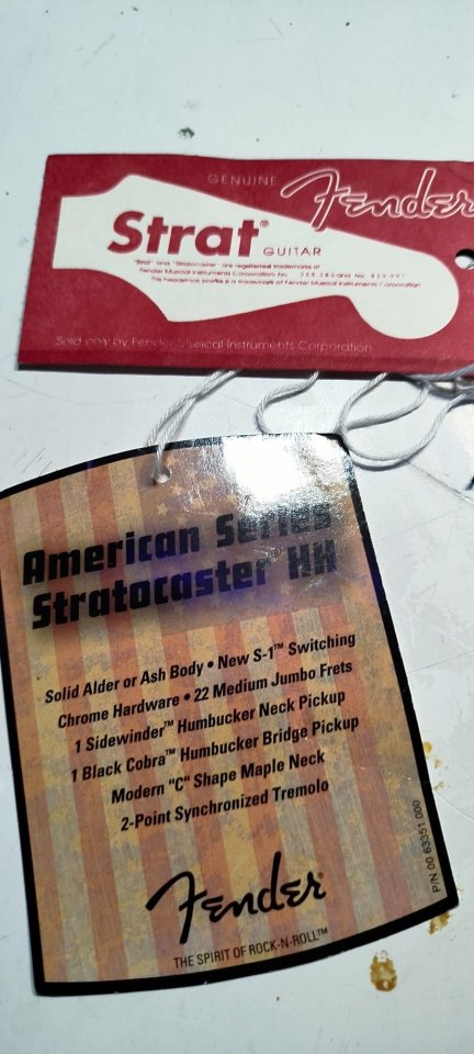 [CAMBIO] Fender American Series Stratocaster HH (2003) - Con S-1 Switching