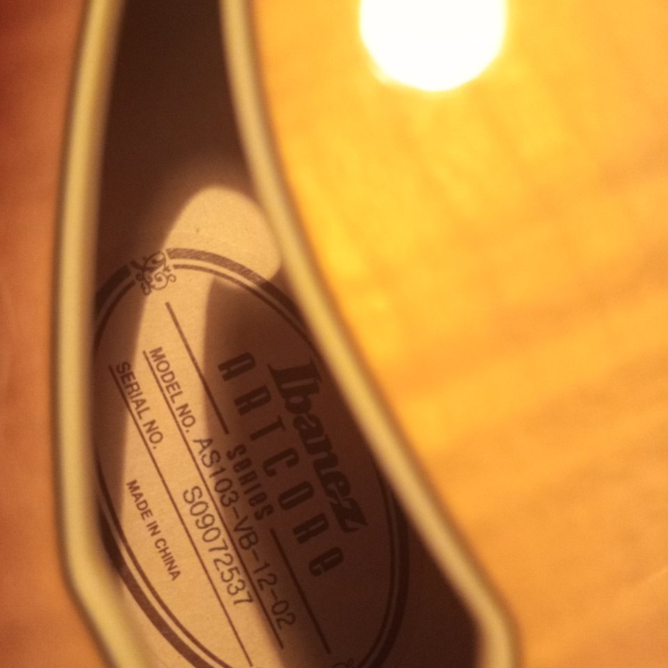 Ibanez AS103 Sunburst(envío incluido)