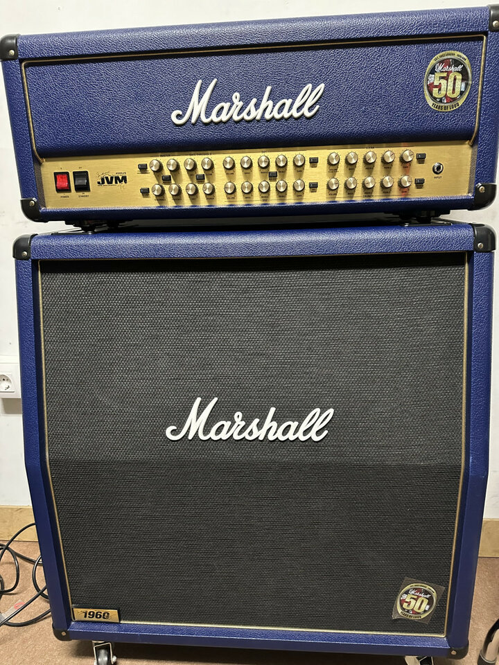 Marshall JVMJS Joe Satriani Limited Blue serie.