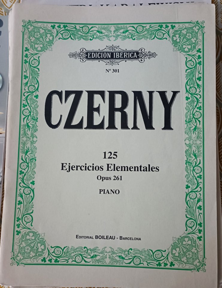 Partituras de piano, métodos, guitarra, originales