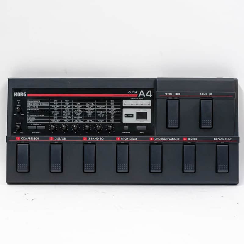 Procesador de efectos de guitarra Korg A4 (Años 90)