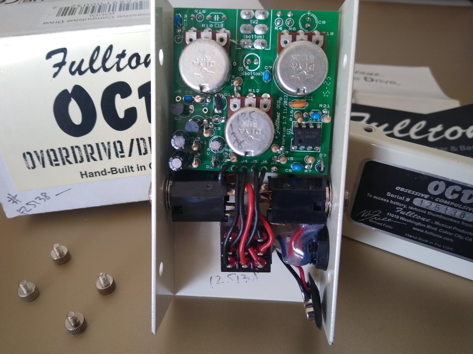 Fulltone OCD Versión 1.4 de 2016