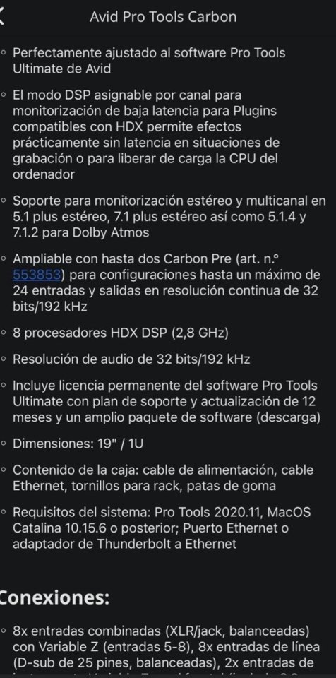 Avid Carbon de segunda mano · Foto 2 de 2 · Barcelona · 2400 €