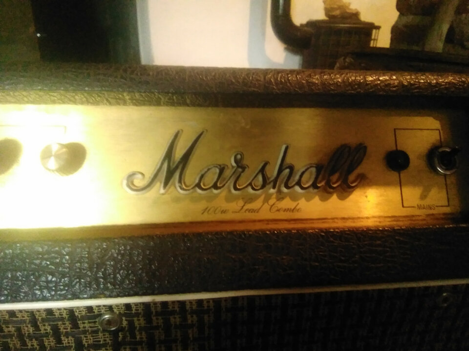 MARSHALL 100w Lead Combo. Modelo 2200. JMP Serie. 70's