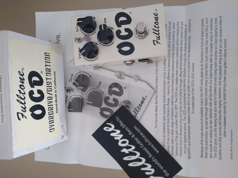 Fulltone OCD Versión 1.4 de 2016