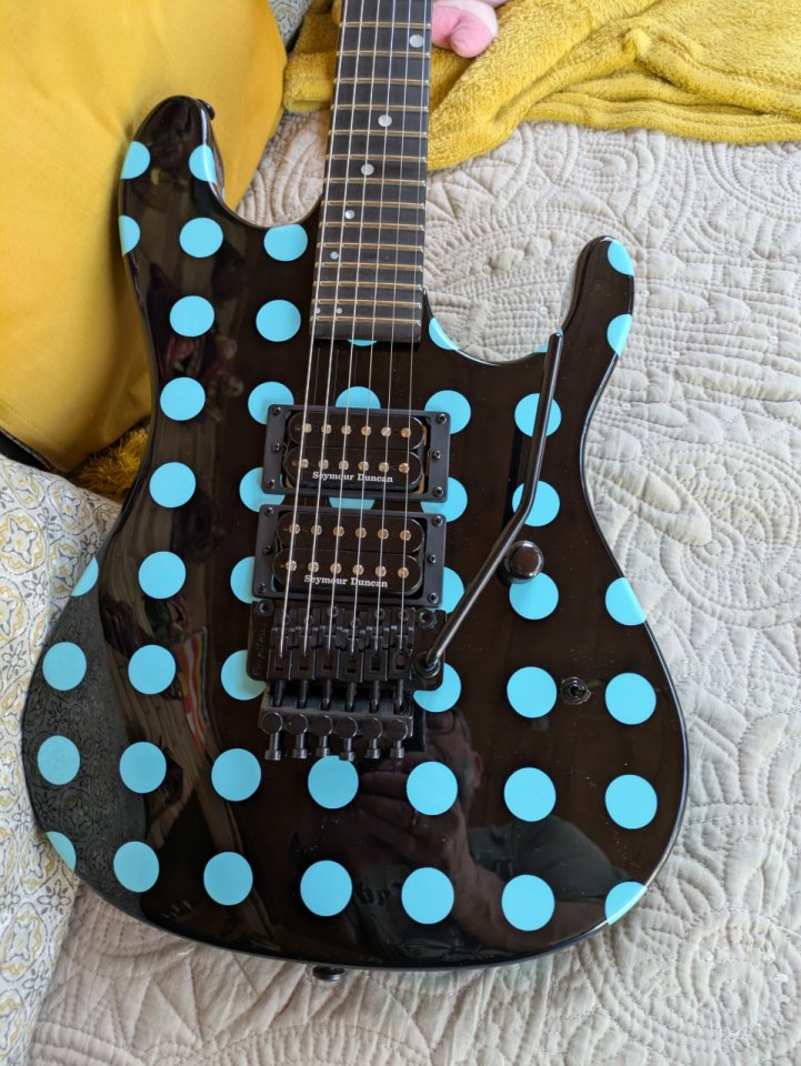 Kramer Nightswan blue dots + estuche rígido de segunda mano · Foto 2 de 9 · Madrid · 660 €