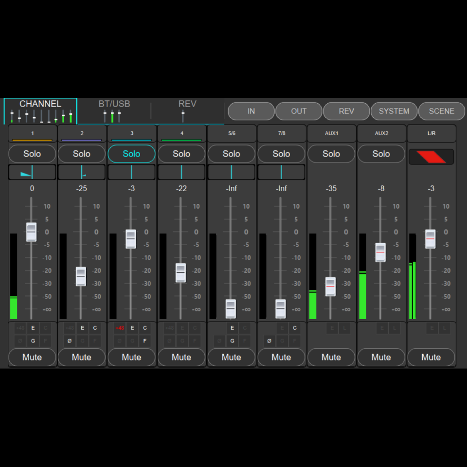 DIGIPAD8 8-channel digital mixer DIGIPAD8 – Power Meets Portability