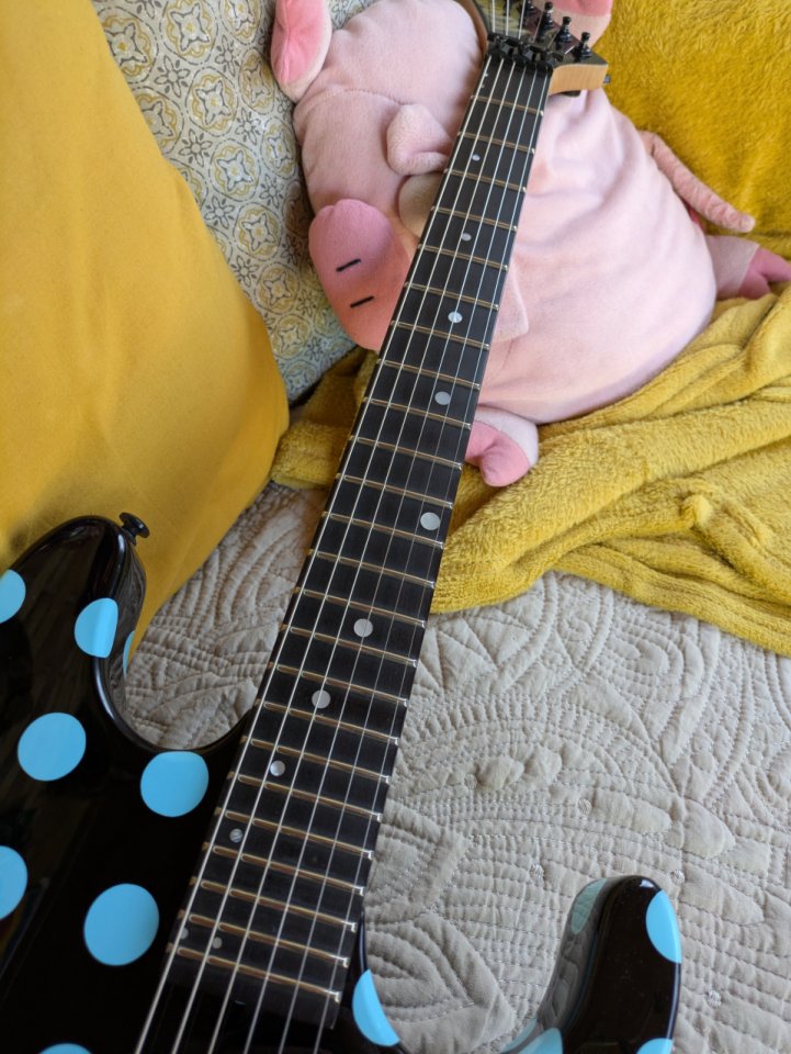 Kramer Nightswan blue dots + estuche rígido de segunda mano · Foto 4 de 9 · Madrid · 660 €