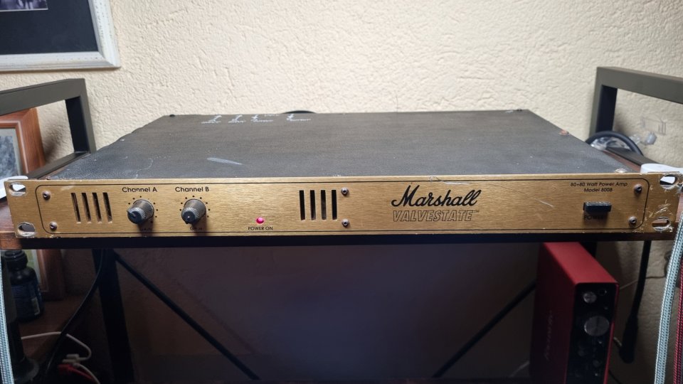 Etapa de potencia Marshall 8008 valvestate 80w
