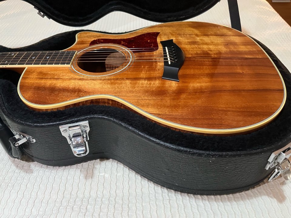 Taylor 424CE-SL Flamed Koa