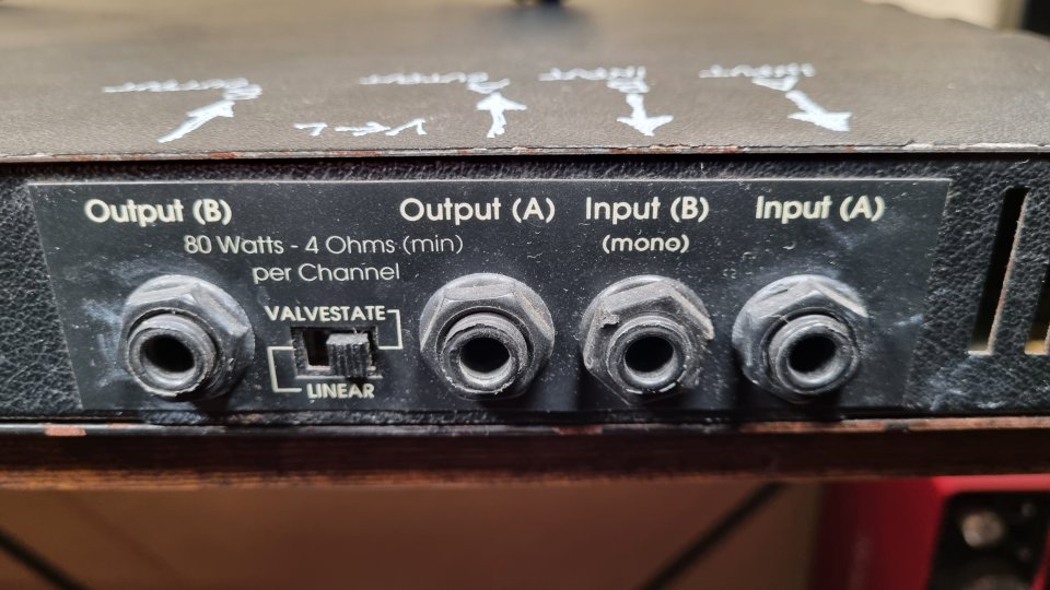 Etapa de potencia Marshall 8008 valvestate 80w