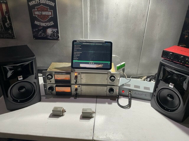 2 previos AMPEX AG440B sonido Vintage americano auténtico, perfecto estado.