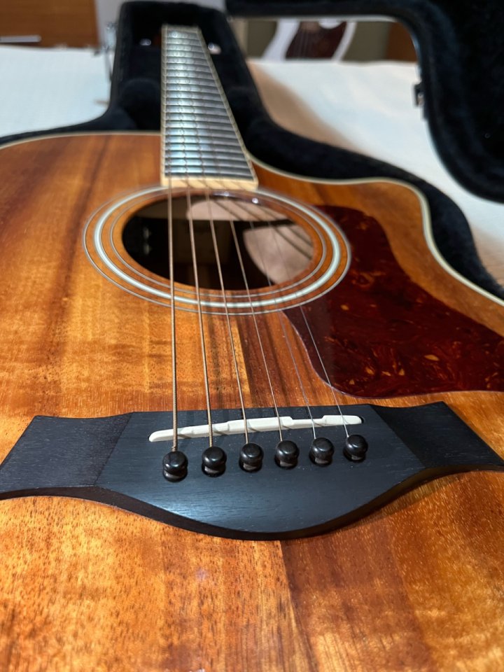 Taylor 424CE-SL Flamed Koa