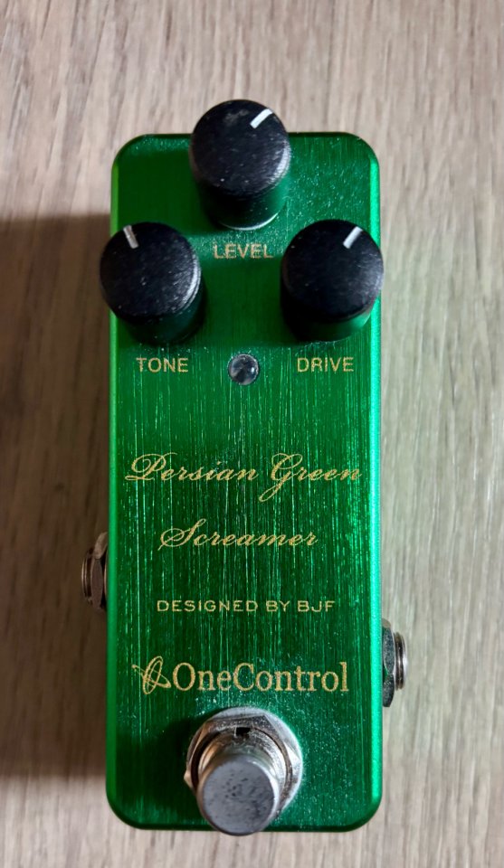 Pedal One Control Persian Green Screamer  >> envío incluído