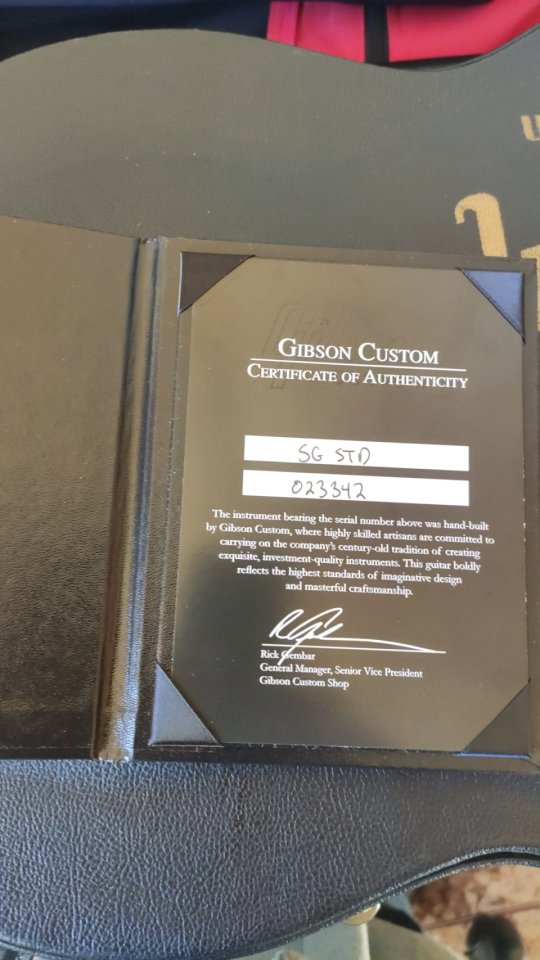 Gibson SG Standard Custom Shop ’61 Maestro Vibrola