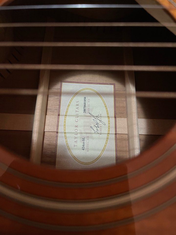 Taylor 424CE-SL Flamed Koa