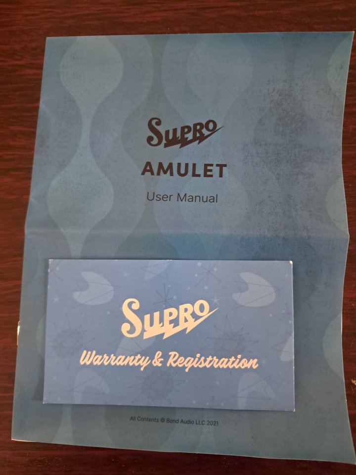 Amplificador Supro Amulet 1x10 15 watios