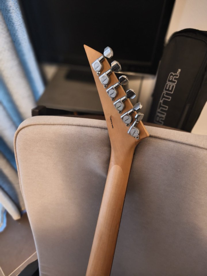 Jackson RR (Randy Rhoads) – Puente fijo string-through – Ideal proyecto / Metal