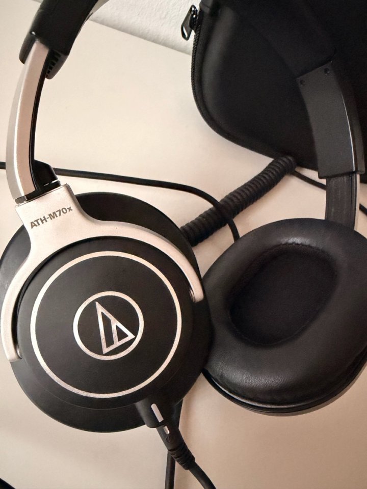 Audio-Technica ATH-M70x Studio Headphones + Case