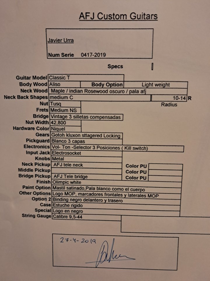 Vendo Telecaster Custom