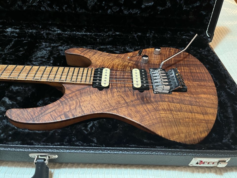 Suhr Modern Exotic Woods Flamed Koa