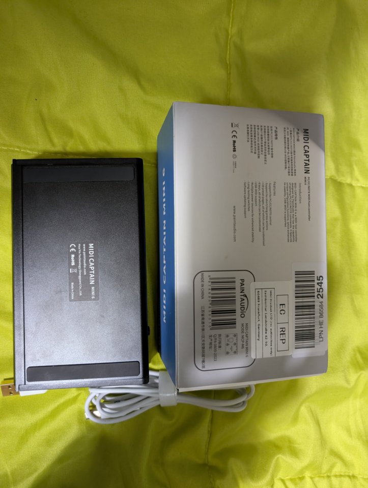 Pedalera MIDI Paintaudio Captain Mini 6