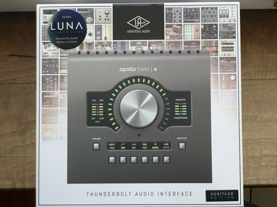 UA Apollo Twin X DUO HE +UAD Plugins Neve 1073, AutoTune, Helios Type 69...