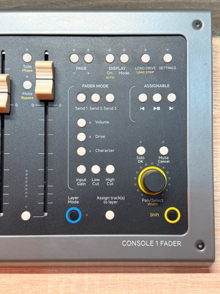 Softube fader console