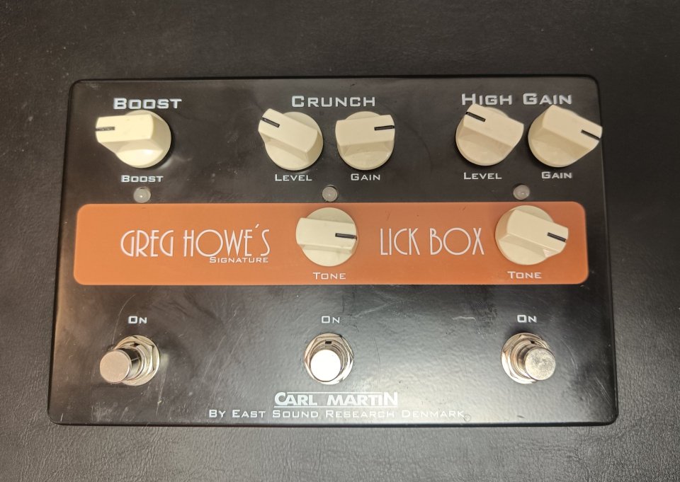 Pedal Carl Martin Lick Box Greg Howe signature de segunda mano · Foto 5 de 5 · Zaragoza · 165 €