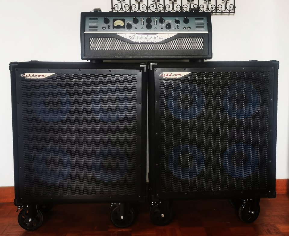 Ashown Klystron 1000 + footswitch + 2 MAG 410 deep + cables speakon de segunda mano · Foto 1 de 7 · Girona · 1200 €