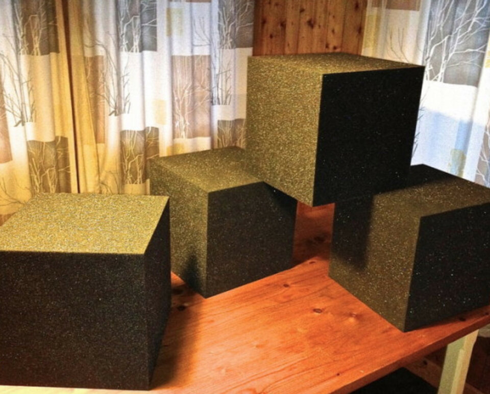 Promoción`4 cubos corner fill 30x30x30” nuevos, envío incluido