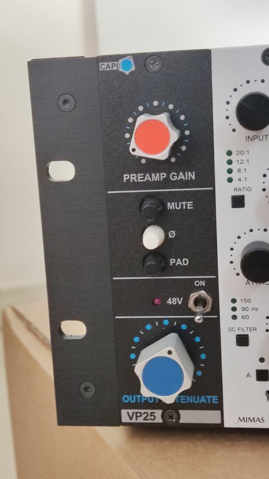 Preamp CAPI audio VP25 con opamp GAR 2520