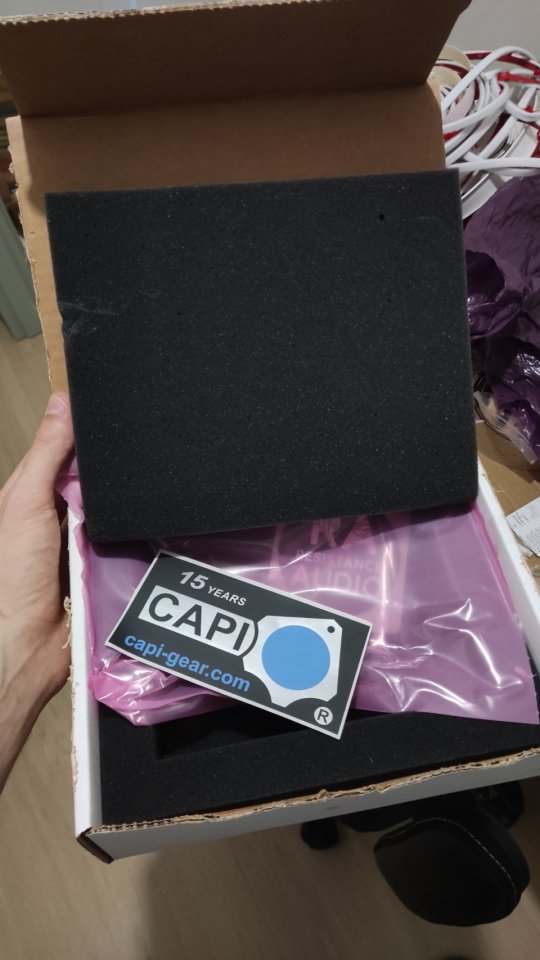 Preamp CAPI audio VP25 con opamp GAR 2520