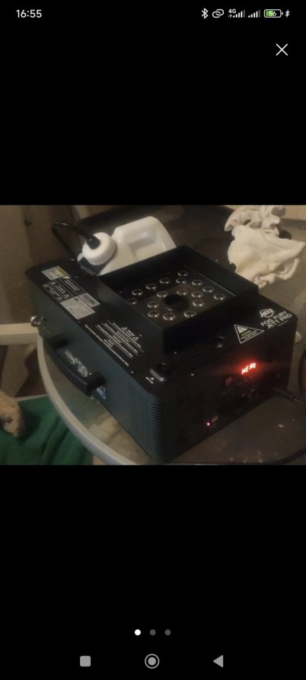 2 maquinas humo Adj fury jett pro PRECIO X LAS DOS