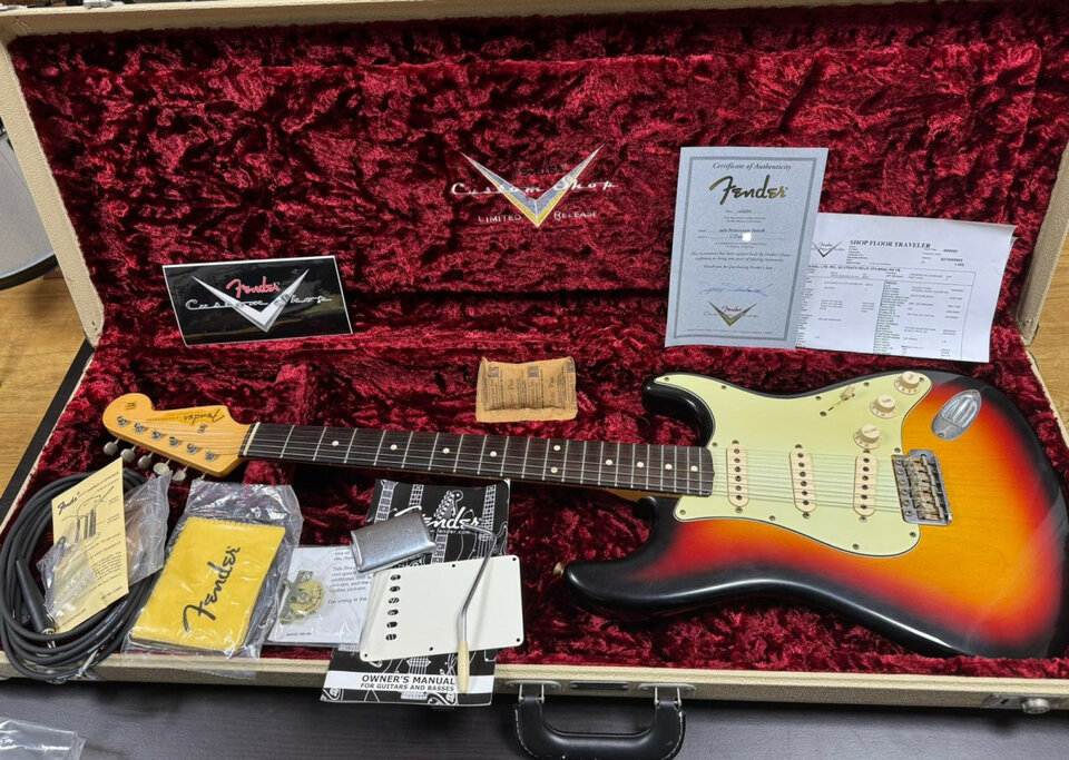 Fender C.S. Masterbuilt Stratocaster 1960 Shishkov Brazilian Rosewood L.E.