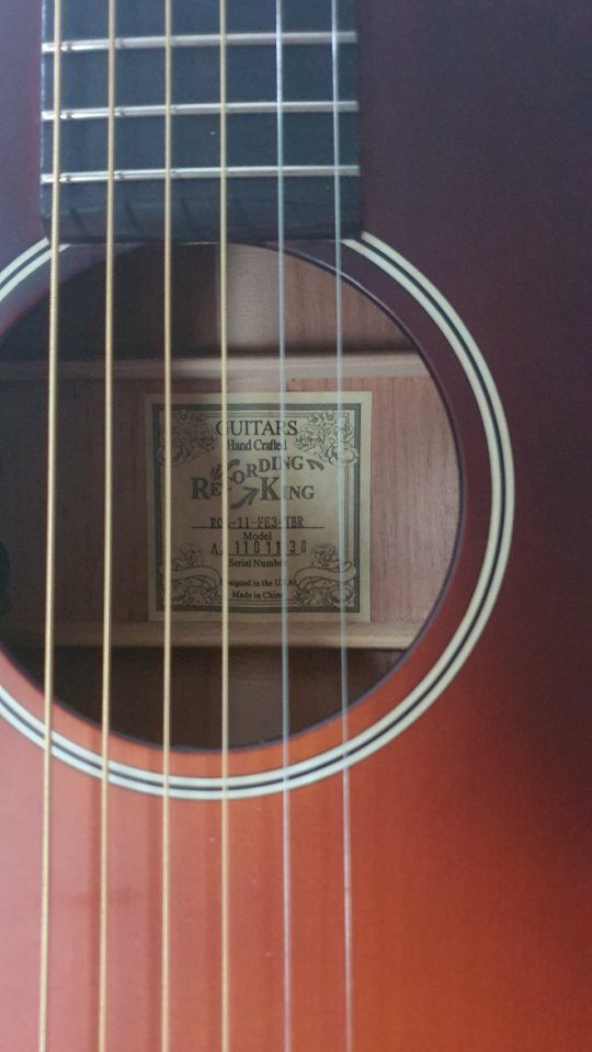 Recording King ROS-11-FE3-TBR de segunda mano · Foto 3 de 7 · Girona