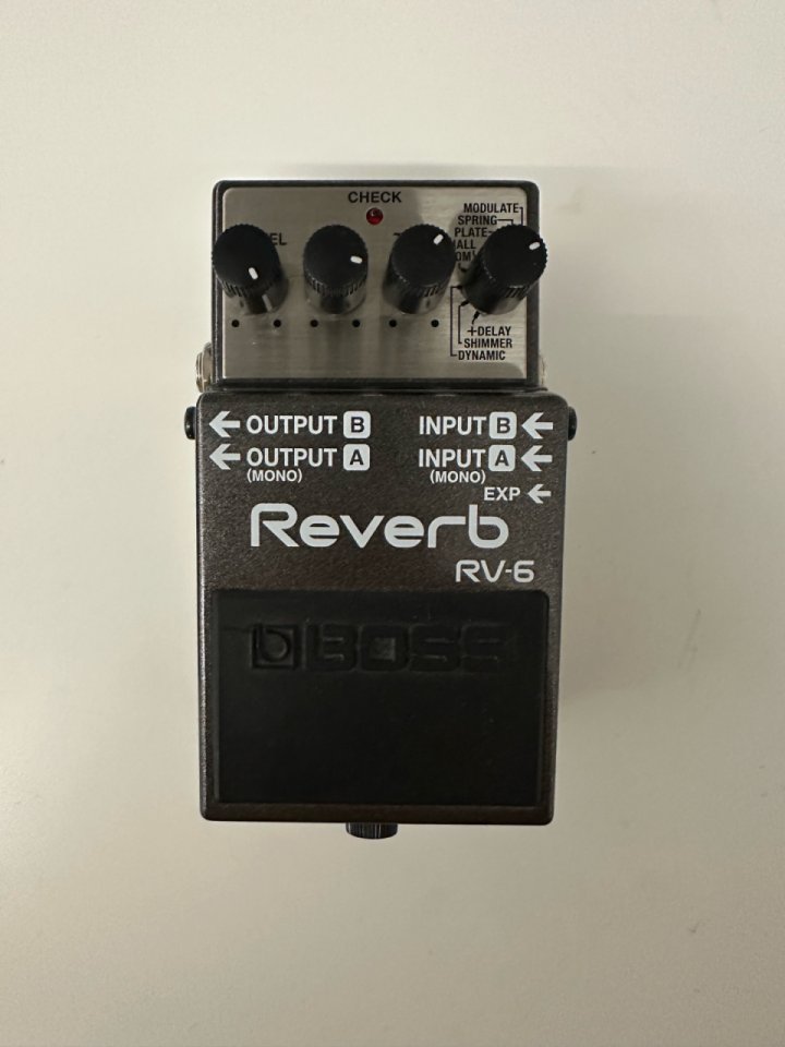 Boss RV-6 Reverb + Cable Alimentación