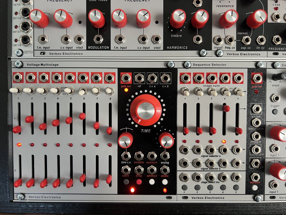 Sistema eurorack Verbos electronics DFAM Xaoc devices de segunda mano · Foto 5 de 10 · Asturias · 6000 €