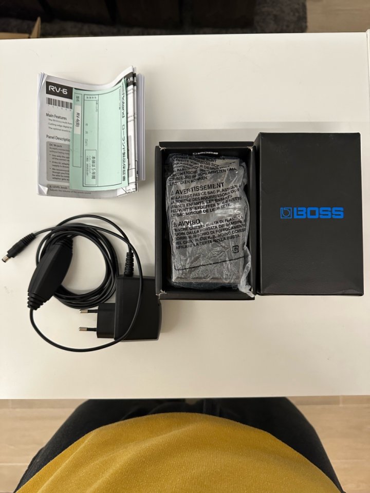 Boss RV-6 Reverb + Cable Alimentación