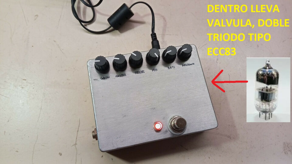 pedal distorsion 800 a valvulas ENVIO GRATIS