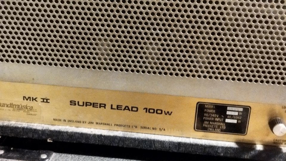 Cabezal marshall jcm 800