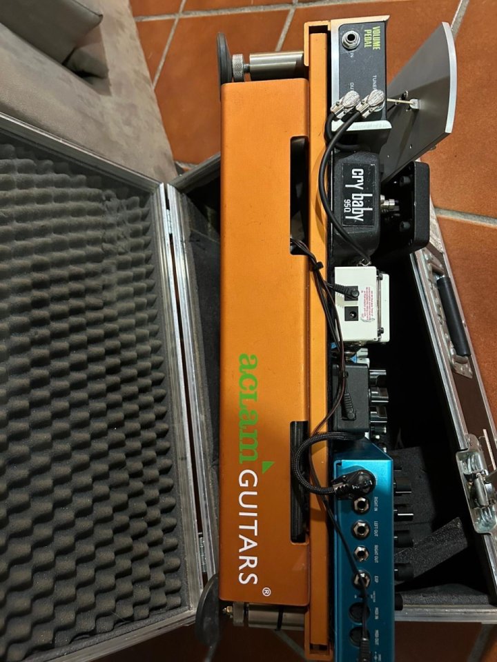 Pedales de guitarra gama alta y Case